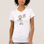 Rollerskating-Kellnerin T-Shirt (Vorderseite)
