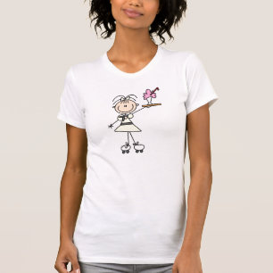 Rollerskating-Kellnerin T-Shirt