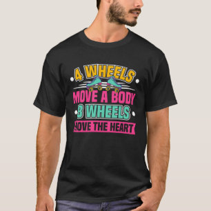 Rollerskating Retro 90er Roller Disco Skater T-Shirt