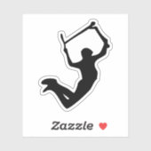 Rollertrick Aufkleber (Blatt)