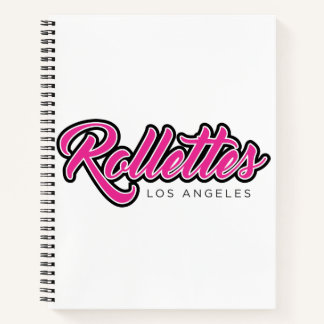 Rolletbook Notebook rosa Logo Notizblock