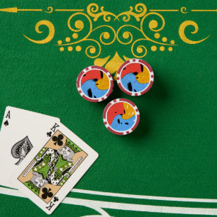 Rollfarben Pokerchips
