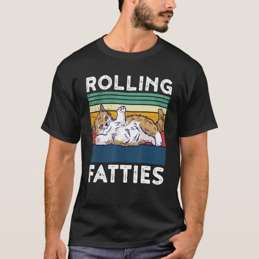 Rollfatties Ca Cat T-Shirt (Vorderseite)