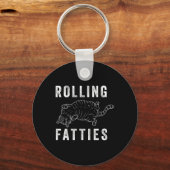 Rollfatties Chonk Cat Lover Gift Cat Mama Cat D Schlüsselanhänger (Vorderseite)