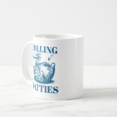 Rollfatties Funny Fat Cat Meme Kitten Spaß Kaffeetasse (Vorderseite Links)