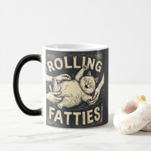 Rollfatties Whimsical Cat Verwandlungstasse