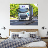 Rollfracht durch Herefordshire Leinwanddruck (Insitu (Schlafzimmer))