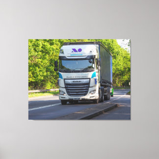 Rollfracht durch Herefordshire Leinwanddruck