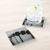 Rollglas-Untersetzer Glasuntersetzer (Schrägansicht)