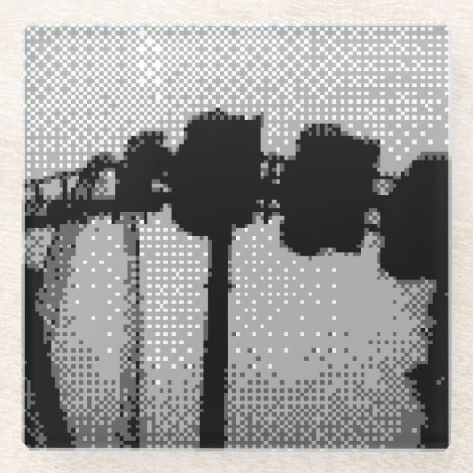 Rollglas-Untersetzer Glasuntersetzer (Vorderseite)