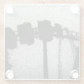 Rollglas-Untersetzer Glasuntersetzer (Rückseite)