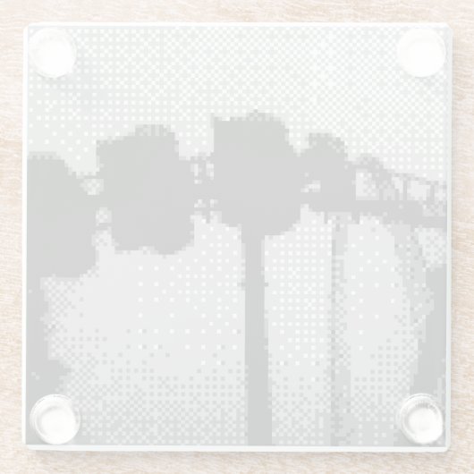 Rollglas-Untersetzer Glasuntersetzer (Rückseite)