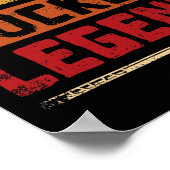 Rollhockey-Legende Poster (Ecke)