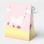 Rollhund- und Guinea-Gastgeschenk Geschenkschachtel (Rückseite)