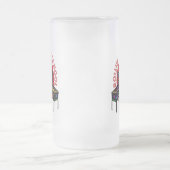 Rollin es alte Schule Mattglas Bierglas (Mittel)