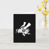 Rollin Fatties Funny Cat Meme Karte (Gelbe Blume)