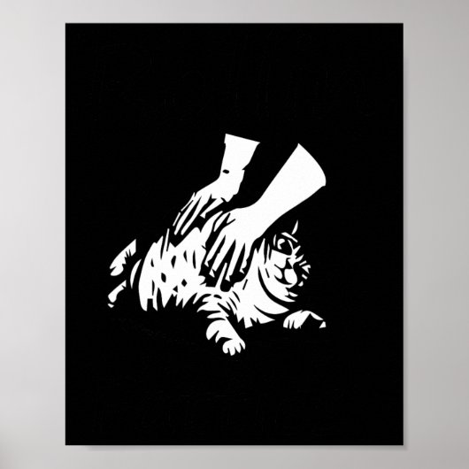 Rollin Fatties Funny Cat Meme Poster (Vorne)