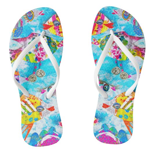 "Rollin hinunter den Fluss" fischartige Reinfälle Badesandalen (Fußbett)