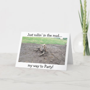 ROLLIN' IM MUD/FEIERN "DEIN BRITHDAY!" KARTE