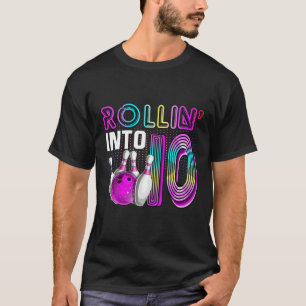 Rollin in 10 Bowling Geburtstagsparty 10. Geburtst T-Shirt