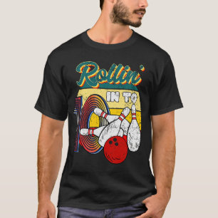 Rollin in 10 Bowling Geburtstagsparty 10. Geburtst T-Shirt