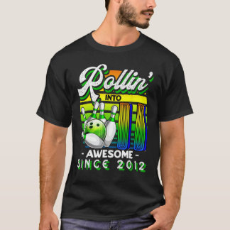Rollin' in 11 Phantastisch 2012 Retro Bowling 11th T-Shirt