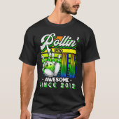 Rollin' in 11 Phantastisch 2012 Retro Bowling 11th T-Shirt (Vorderseite)