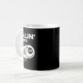 Rollin in 29 Billiards 29. Geburtstag Flammenbil Kaffeetasse (Vorderseite Links)