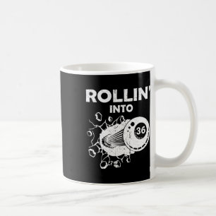 Rollin in 36 Billiards 36. Geburtstag Flammenbil Kaffeetasse