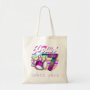 Rollin' in 7 Phantastische 2015 Retro Bowling 7th Tragetasche
