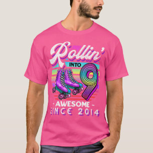 Rollin in 9 Phantastisch 2014 Roller Skaten 9th Bi T-Shirt
