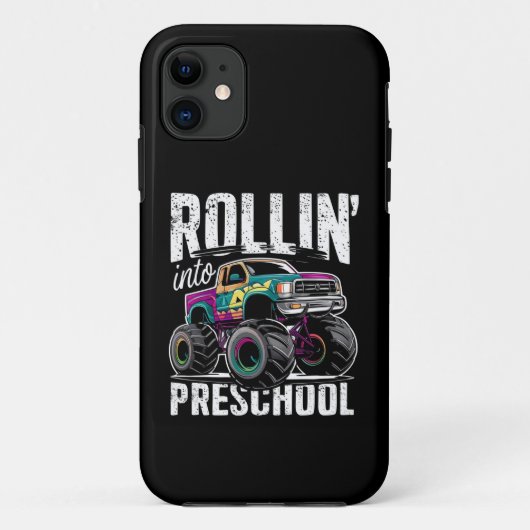 Rollin' in den Vorschulmonster-Lkw zurück nach Sch Case-Mate iPhone Hülle (Rückseite)