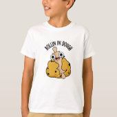 Rollin in Dough Funny Baking Pub T-Shirt (Vorderseite)