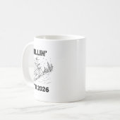 Rollin’ Into 2026 Dumpster Fire New Year Party Fun Kaffeetasse (Vorderseite Links)