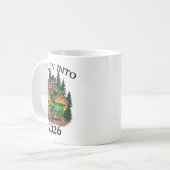 Rollin’ Into 2026 Dumpster Fire New Year Party Fun Kaffeetasse (Vorderseite Links)