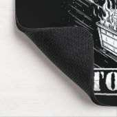 Rollin' Into 2026 Funny Raccoon Dumpster Fire Art  Mousepad (Ecke)