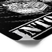 Rollin' Into 2026 Funny Raccoon Dumpster Fire Art Poster (Ecke)