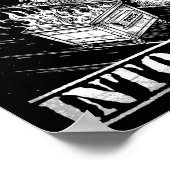 Rollin' Into 2026 Funny Raccoon Dumpster Fire Art  Poster (Ecke)