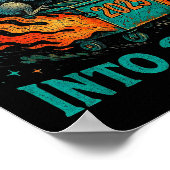 Rollin’ Into 2026 Funny Raccoon Dumpster Fire  Poster (Ecke)