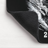 Rollin Into 2026 Raccoon Funny Dumpster Fire 2025  Mousepad (Ecke)