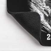 Rollin Into 2026 Raccoon Funny Dumpster Fire 2025  Mousepad (Ecke)