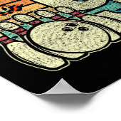 Rollin Into 9 Bowling Birthday Party 9th Birthday  Poster (Ecke)