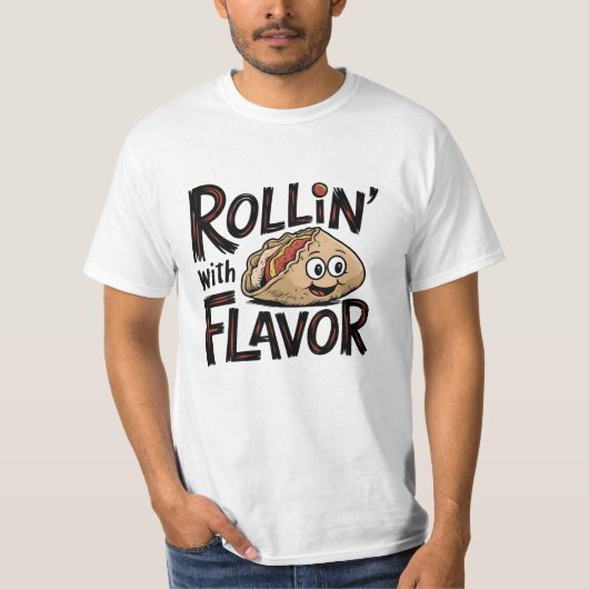 Rollin" mit Flavor T-Shirt (Vorderseite)