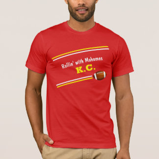 Rollin mit Mahomes Kansas City Skyline T-Shirt