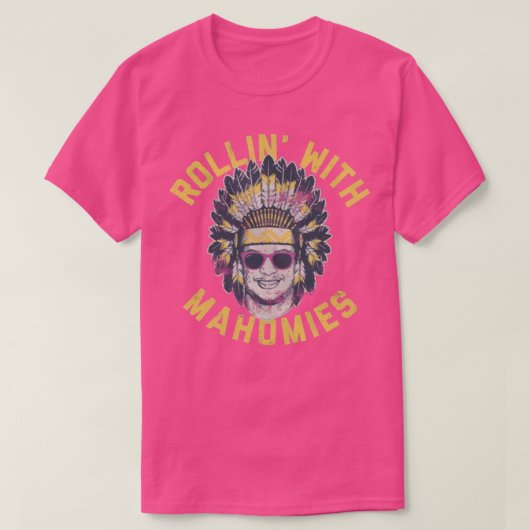 Rollin mit Mahomies Patrick Mahomes Chiefs Inspir T-Shirt (Design vorne)