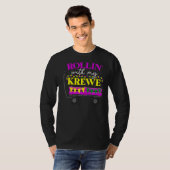 Rollin' mit meinem Krewe Mardi Gras New Orleans Lo T-Shirt (Vorne ganz)
