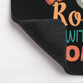 Rollin mit meiner Heimat Retro Bowling 2 Mousepad (Ecke)