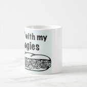 Rollin mit meiner Hoagies-Tasse Kaffeetasse (Mittel)