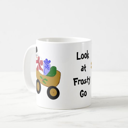 Rollin' Snowman Kaffeetasse (Vorderseite Links)