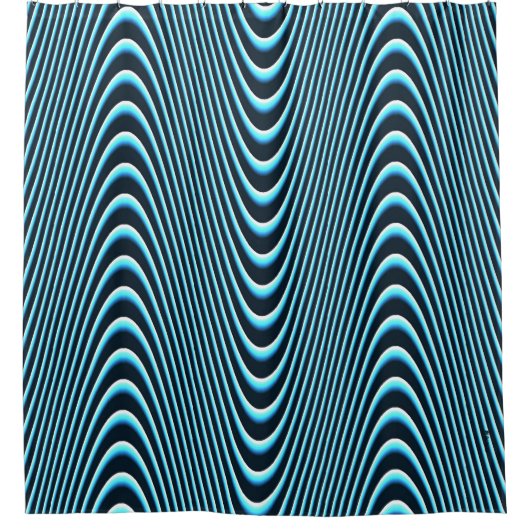 Rollin' Waves... Duschvorhang (Vorderseite)